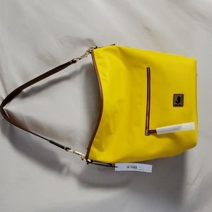NEW Yellow Dooney and Bourke Nylon Hobo